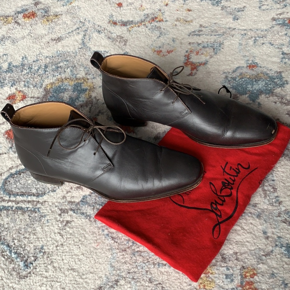 💜Christian louboutin men’s ankle boots